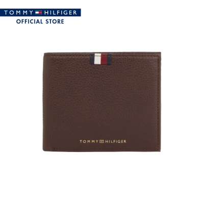 Tommy Hilfiger กระเป๋าสตางค์ผู้ชาย รุ่น AM0AM11598 GB6 - สีน้ำตาล