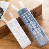 卍♛ Transparent Noctilucent Remote Control Cover for TV Air Conditioner Rabbit Ear Remote Dustproof Protective Case Sheath Sleeve