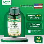 Viên uống bổ não Ginkgo Biloba Nature s Bounty 60mg 60 viên