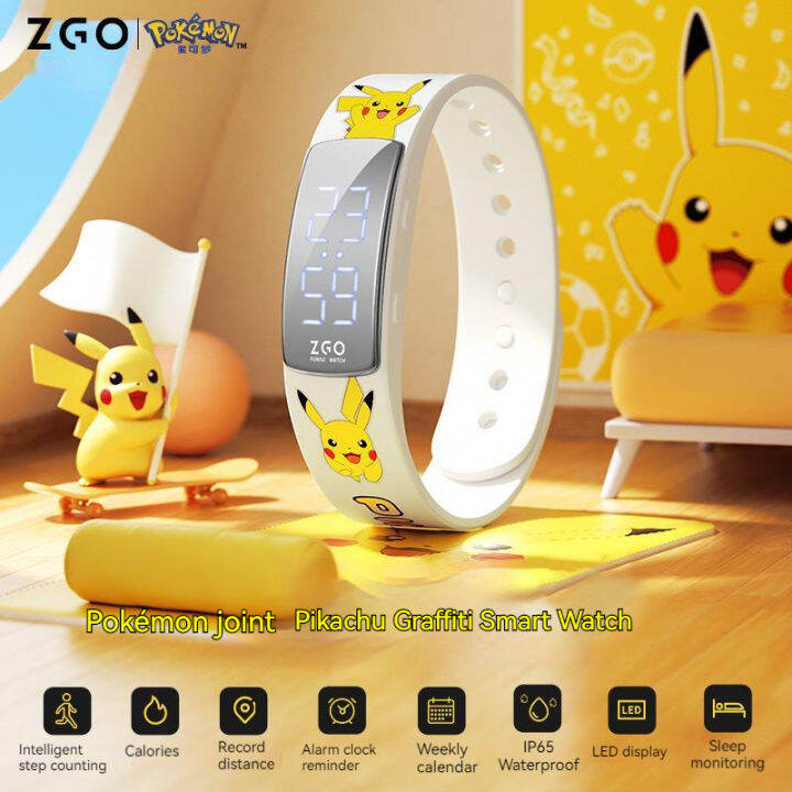 hotoriginal-zgo-โปเกมอนดูสมาร์ทกันน้ำส่องสว่างติดตามการออกกำลังกายกีฬา-pikachu-อะนิเมะร่วม-s-mart-w-atch-นักเรียนเด็กสาวของขวัญ