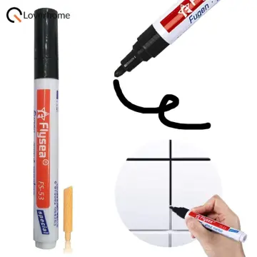 Waterproof Tile Marker Grout Pen Wall Seam Pen White/Beige Grout Repair Pen  Sealer Pen Tile Gap Repair Odorless Non Toxic Marker
