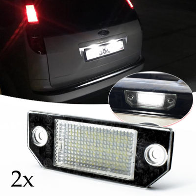 2x LED Number License Plate Light Lamps Lighting Upgrade For Ford Focus 2 ST 225 C Max 2003 2004 2005 2006 2007 2008