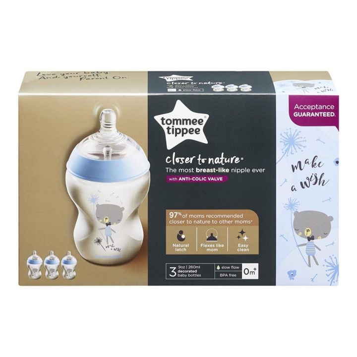 usa-ขวดนม-tommee-tippee-closer-to-nature-anti-colic-ลดโคลิค-จุกนมเสมือนนมแม่-bunny-bear