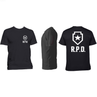 Resident Evil 2 Inspired RPD T- shirt (Black) {in store}