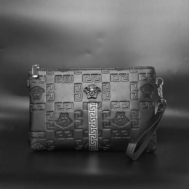 2023 new social spirit young man Versace handbag leisure large capacity ...