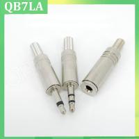 QB7LA shop 1/5psc audio connector 3.5mm mono/Stereo 2 3 pole Metal Male female Jack Plug Solder  socket adapter socket for Headset Earphone