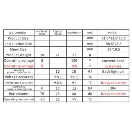 volt-meter-supnova-โวลต์มิเตอร์-12v-72v-เปอร์เซ็นต์แบตเตอรี่-แบตตะกั่วกรด-ลิเธี่ยมไอออน-ลิเธี่ยมฟอสเฟต-life-po4