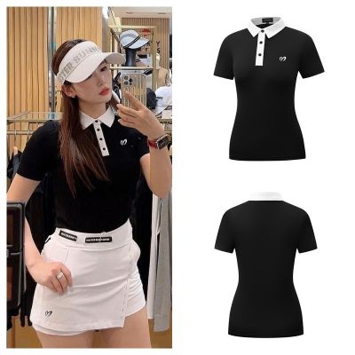 Callaway1 G4 Titleist PXG1 DESCENNTE ANEW☄  Golf clothing womens short-sleeved T-shirt top golf womens summer sports quick-drying half-sleeved POLO shirt