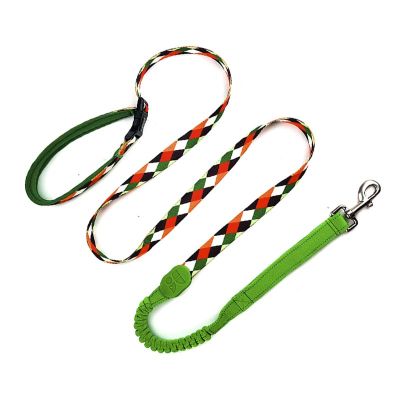 HamshMoc Hands Free Bungee Running Dog Leash Waist Belt Adjustable Elastic Retractable Dog Leash Strong With Padded Handle Perro