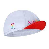 [Hat vendor]Andalucia หมวกสำหรับขี่จักรยาน Coolmax ทีมปั่นจักรยานเสือภูเขาถนนหมวกสีขาวไซส์เดียวหมวกสำหรับขี่จักรยาน