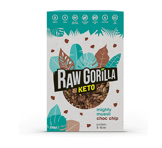 Raw Gorilla Keto Mighty Muesli Choc Chip 250g Lazada PH