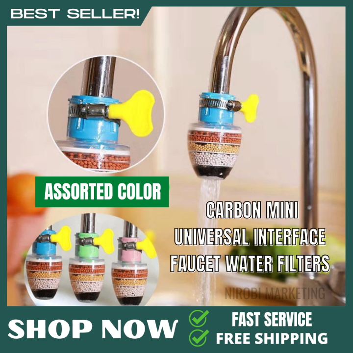 HOT DEALS Activated Carbon Mini Universal Interface Faucet Water