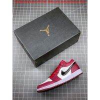 【Original Best Quality】 A*J1 Noble Red Mens and Womens Basketball Shoes