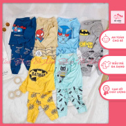 Bộ Ngủ Dài Tay Minky Mom Cho Bé Trai BX09 Chất Liệu Thun Lạnh Mềm Mỏng Nhẹ