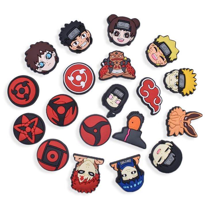 Japanese Anime Naruto Jibbitz for Crocs Accessories Charms Itachi ...