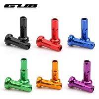 GUB 100ชิ้นซี่ล้อ G14กลึง CNC,หัวนมแสงโลหะผสมน้ำหนักลูกปัดเรซิ่นหลากสีชิ้นส่วนขอบไฟติดล้อจักรยาน