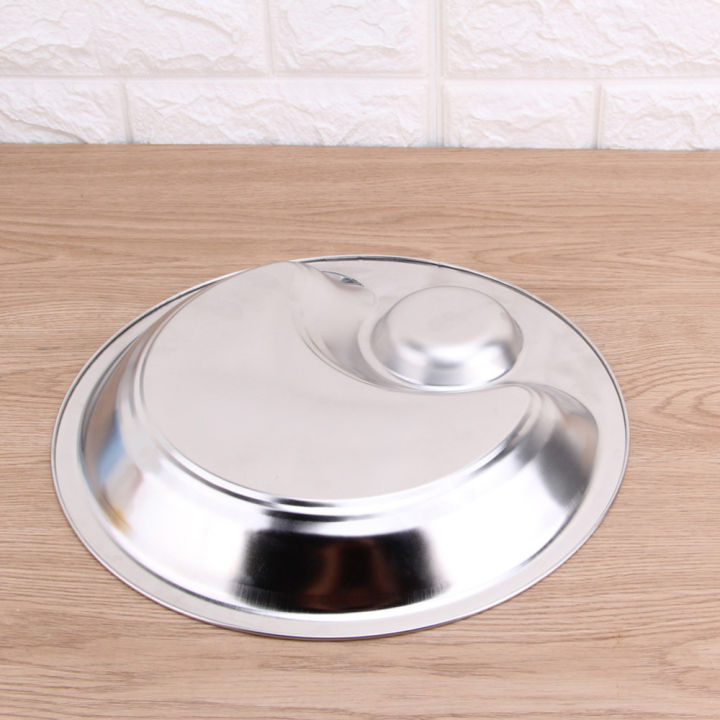 stainless-steel-dumplings-plate-with-dipping-saucer-double-layer-draining-dinner-plates-serving-dish