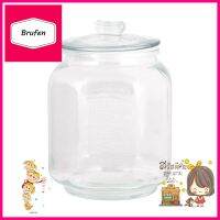 ขวดโหลแก้วฝาดึง 3.4 ลิตร US OX-34 สีใสGLASS CANISTER WITH PULL LID 3.4L US OX-34 CLEAR **ของแท้100%**