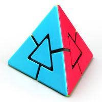 Fanxin Duo Pyramind 2x2 Strange Shape Pyramid Magic Cube Educational Puzzle Toys Magic Cubes For Kids Children