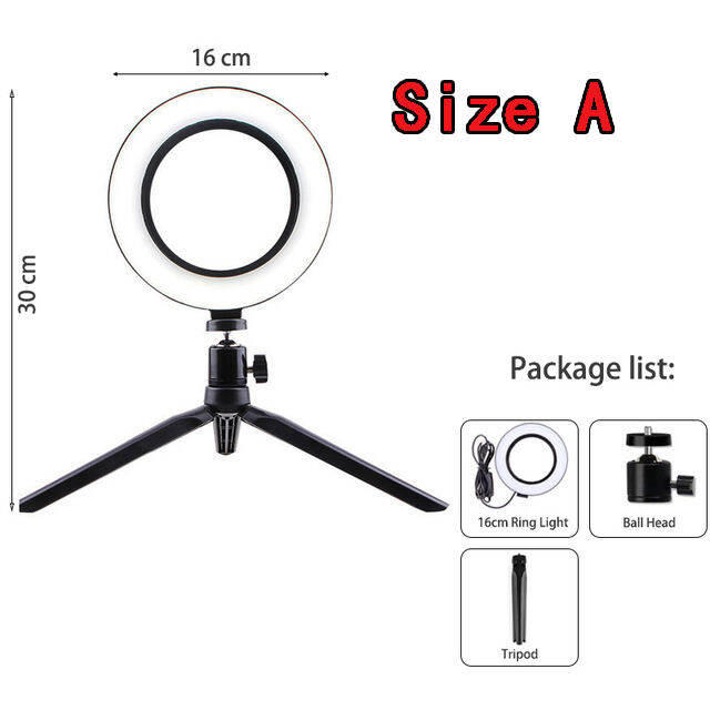 26-cm-led-light-ring-with-tripod-for-mobile-support-studio-clamp-selfie-ring-light-rim-for-photography-ringh-rong-lite-lighting