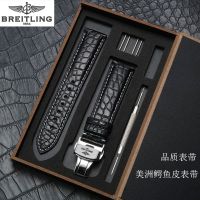 นาฬิกาหนัง Breitling ที่มี-การบินจับเวลา1อเวนเจอร์ส Puya ผู้ชายและผู้หญิงสร้อยข้อมือจระเข้