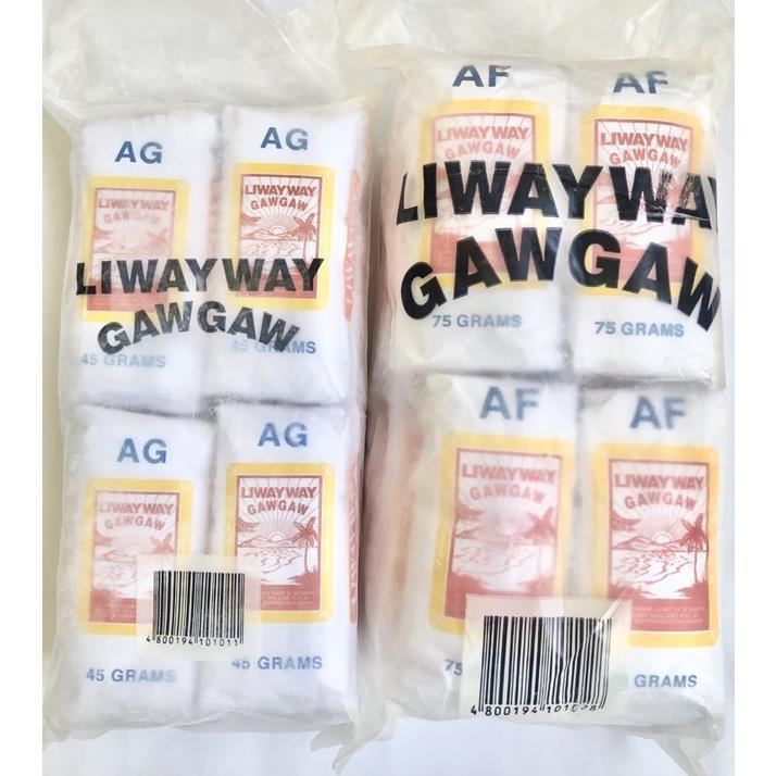 Liwayway Gawgaw Sold Per Pack Of 12pcs 165g 75g 45g Lazada Ph