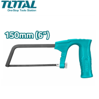 TOTAL โครงเลื่อยมินิขนาด 6 นิ้ว พร้อมใบเลื่อยรุ่น TMHHF1505 ( Mini Hacksaw Frame ) เลื่อยตัดเหล็ก เลื่อย เลื่อยมินิ พกพา