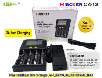 [พร้อมส่ง] 3A ทุกช่อง เครื่องชาร์จเร็ว Miboxer C4-12/C4 Plus Universal Smart Battery Charger Super Fast Battery Charger