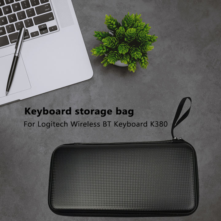 กระเป๋าเก็บคีย์บอร์ดกันน้ำพร้อมเชือกมือ-hard-eva-คีย์บอร์ดไร้สายเคสคีย์บอร์ดป้องกันกระเป๋าสำหรับ-apple-magic-keyboard-dliqnzmdjasfg