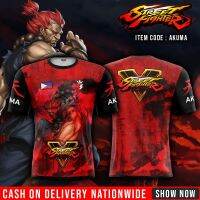 2023 NEW   Fashion street bully Akuma sublimation mens and womens T-shirts fully sublimated 3D t-shirt size xxs-6xl  (Contact online for free design of more styles: patterns, names, logos, etc.)