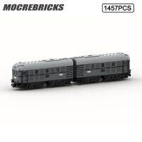 ชุดรถไฟเมือง MOC Baureihe โมเดลบล็อกตัวต่อ V188อิฐ DIY ของขวัญคริสต์มาสของเล่นเพื่อการศึกษาเด็ก