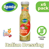 Remia Italian dressing เรมิอา น้ำสลัด สไตล์อิตาเลี่ยน 250มล. แพ็ค 6 ขวด