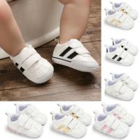 【hot】！ Newborn Baby Boy Crib Shoes Faux Leather Infant Toddler Pre Sneakers New