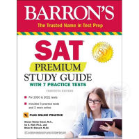 BARRONS SAT PREMIUM STUDY GUIDE WITH 7 PRACTICE TESTS (13TH ED.) FOR 2020 &amp; 20