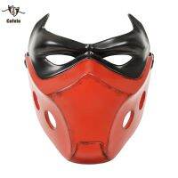 Cafele Jason S Helmet Deluxe Red Hood 2022คอลเลกชันศิลปะที่สวยงาม Jason Todd หมวกกันน็อคเรซิ่นฮาโลวีนคอสเพลย์ Props