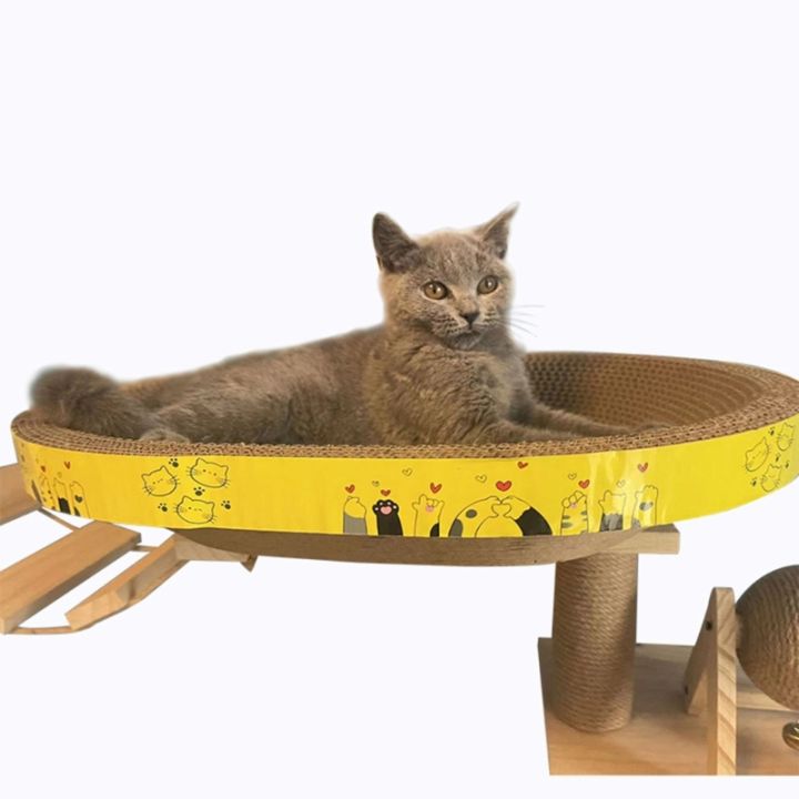 cat-scratcher-corrugated-scratching-board-cardboard-lounge-bed-scratch-pad-nest-furniture-protect-kitten-training-toy