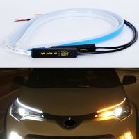 2pcs Led DRL Car Daytime Running Light Strip For Subaru Forester 2009 2010 2011 2012 with Dynamic Turn Signal 12V Projector Mounts