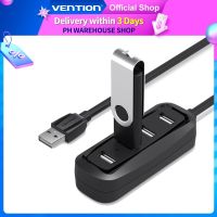 Vention USB ฮับ2.0 4พอร์ต Splitter ความเร็วสูง OTG 480mbps สำหรับแล็ปท็อป Pc