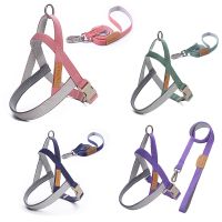 【FCL】❂▼❃ Adjustable Harness Dogs with Leash Set for Small Dog Breathable Chihuahua Outdoor Chest Pets Supplies