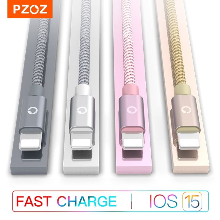 pzoz-for-iphone-cable-13-12-pro-mini-xs-max-xr-8-7se-ipad-mini-air-fast-charging-mobile-phone-charger-cord-data-quick-usb-cables