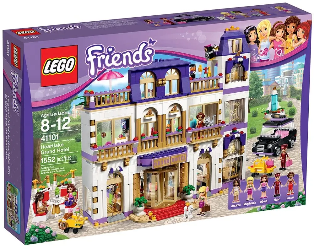 Genuine】Lego Bộ Đồ Chơi Lego Friends 41101 Heartlake Grand Hotel Building  (1552 Mảnh) Đảm Bảo Chính Hãng, Từ Đan Mạch | Lazada.Vn