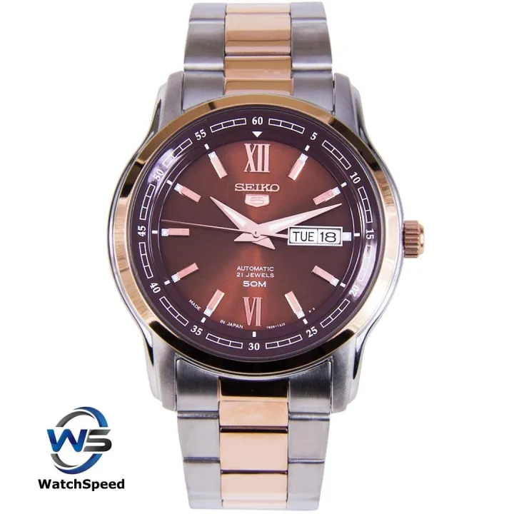 Discount exquisite watches Authentic Discount Seiko 5 SNKP18J1 SNKP18J  SNKP18 Automatic Japan Brown Dial Two Tone Stainless Steel Analog Men's  Watch-GJL0821-16945 | Lazada PH
