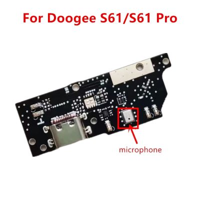 For Doogee S61/ S61 Pro 6.0 Phone USB Board Parts USB Plug Charger Dock Connector Board With Mic Microphone FPC