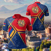 Style Summer 2023 NEW Armenia Legend Unisex Adult Polo Shirtsize：XS-6XLNew product，Canbe customization high-quality