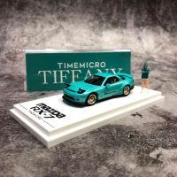 Time Micro 164 Model Car RX-7 Die-Cast Vehicle Collection Display Gifts Toys - Pack With Figure