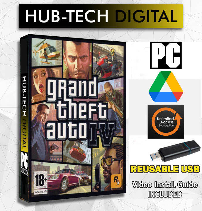GTA IV PC Games for Windows Installer Lazada PH