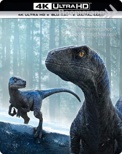 Jurassic World Dominion (Steelbook, Limited Edition, 4K With Blu-ray) (แผ่นนำเข้า ไม่มีเสียงไทย ไม่มีซับไทย) กล่องเหล็ก