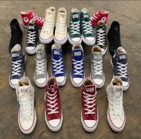 รองเท้าผ้าใบ Converse All Star (Long) รองเท้าใส่สบาย รองเท้าลำลอง รองเท้าแฟชั่น รองเท้าผู้หญิง &amp;ผู้ชาย รับประกันคุณภาพสินค้า100% Sz 37___45