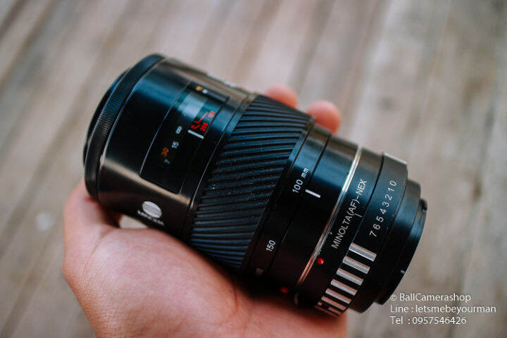 ขายเลนส์มือหมุน-minolta-100-200mm-f4-5-serial-10109619-for-sony-mirrorless-ทุกรุ่น