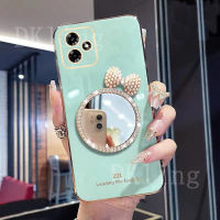 เคสโทรศัพท์กระจกแต่งหน้าแฟชั่นสำหรับ Realme แผ่น C53ซิลิโคนปลอกอ่อน Realmec53 2023เคสกลิตเตอร์ลายผีเสื้อน่ารักปกป้องฝาหลัง